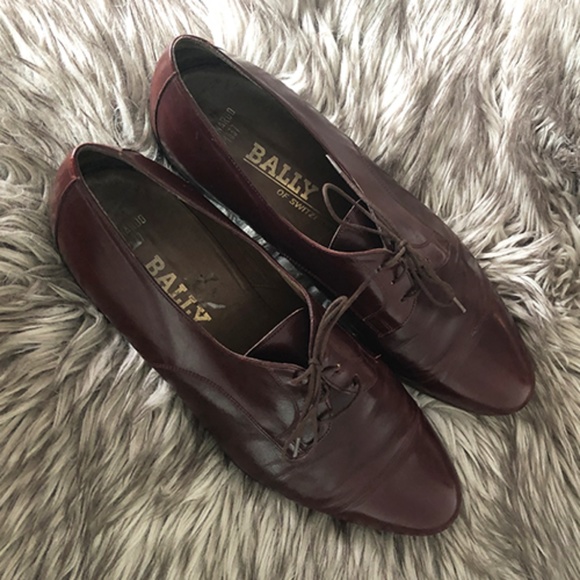 Bally Lace Ups Loafers Burgundy - Picture 4 of 6